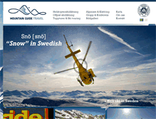 Tablet Screenshot of mountainguide.se